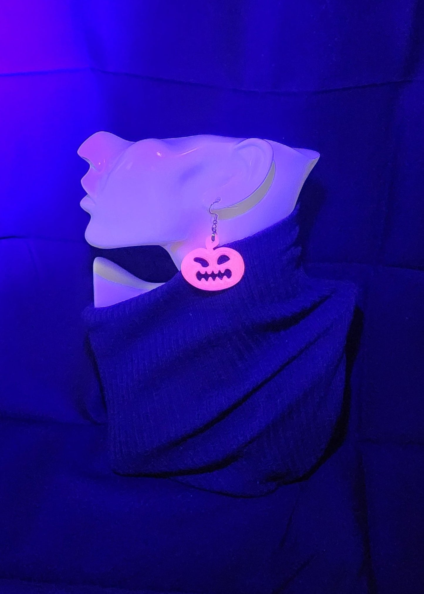 Jack O' Lantern Earrings in 2 Colors & 2 Sizes