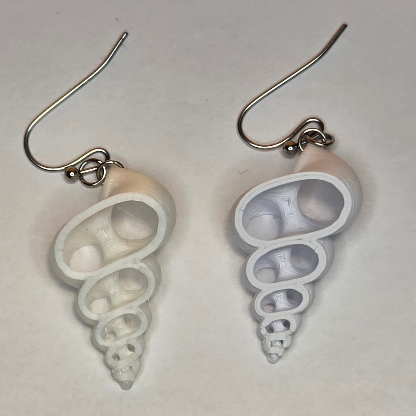 Spiral Sea Shell Earrings