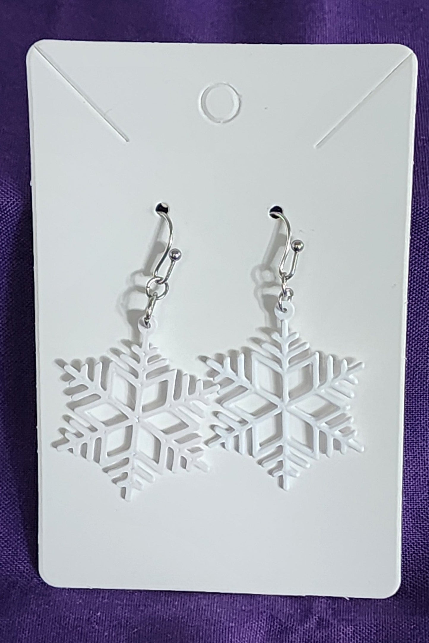 Snowflake Earrings in 2 Colors