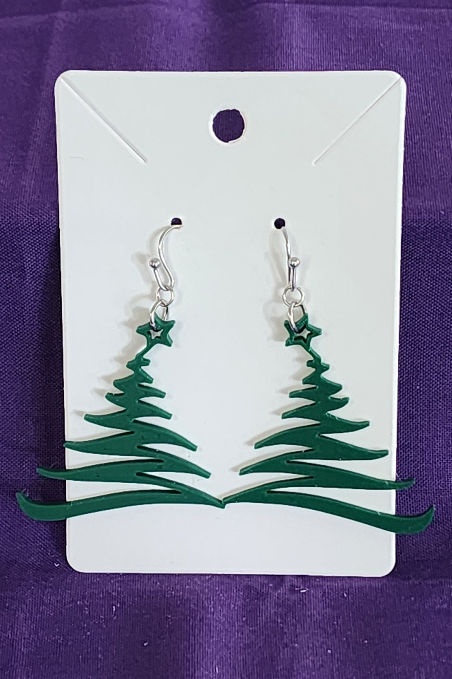 Swish Christmas Tree Earrings in 3 Colors