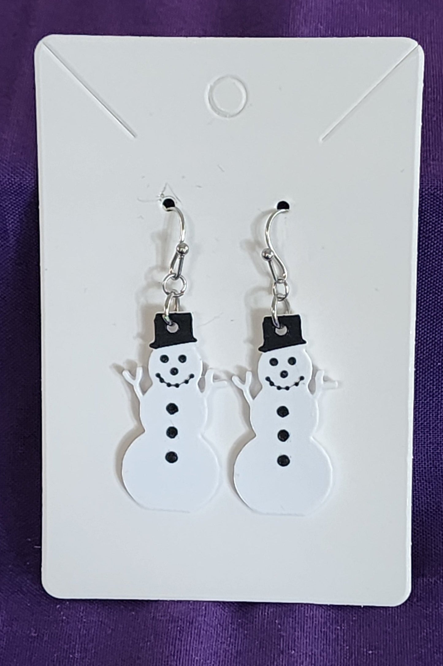 Snowman Earrings