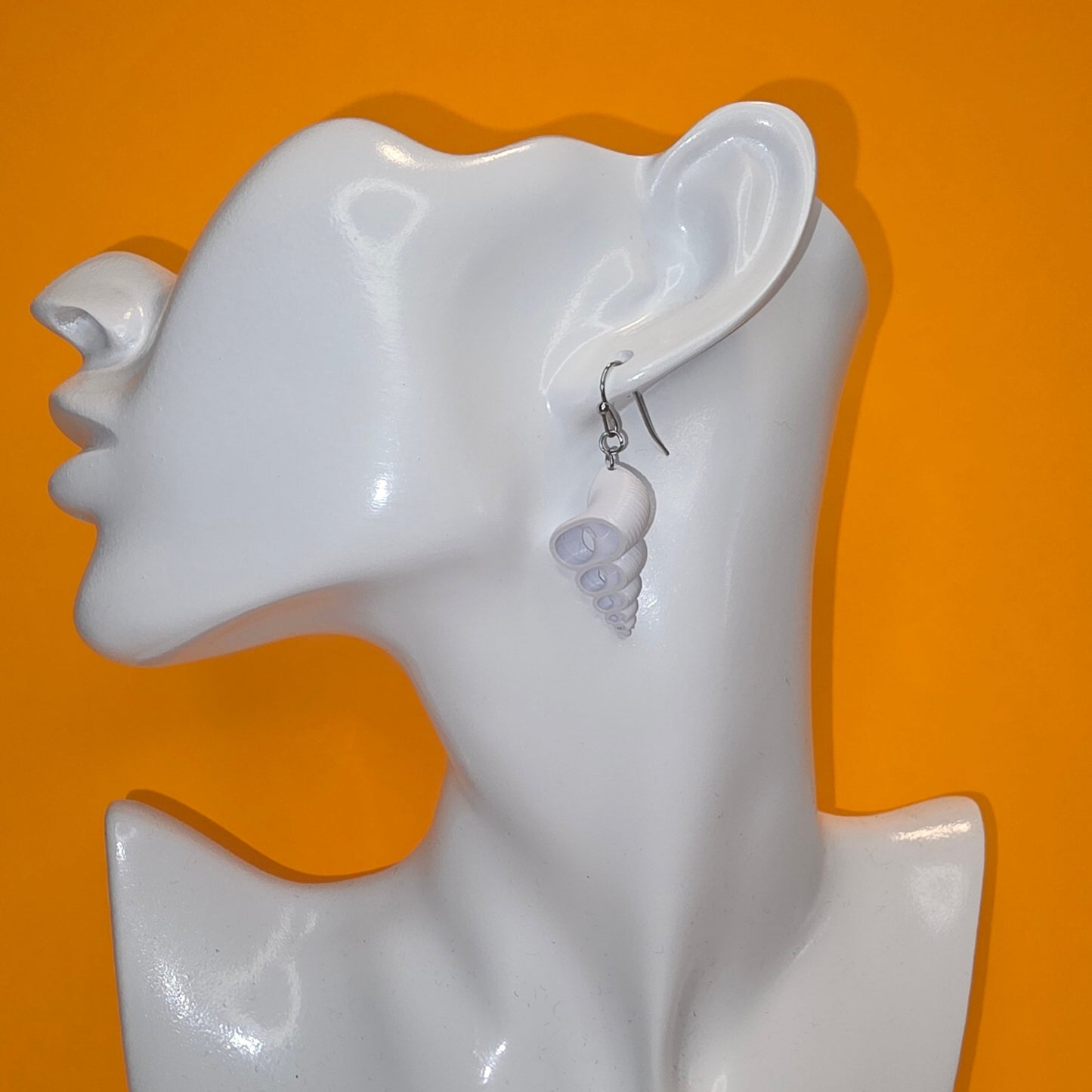 Spiral Sea Shell Earrings